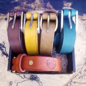 assorted slim leather belts variation group 2
