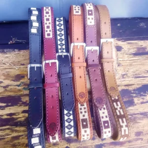 beaded leather belts variation group