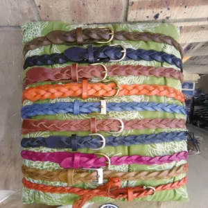 braided leather belts variation group