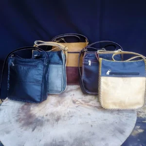 classic 2 and 3 colour block leather sling bag variation group 2