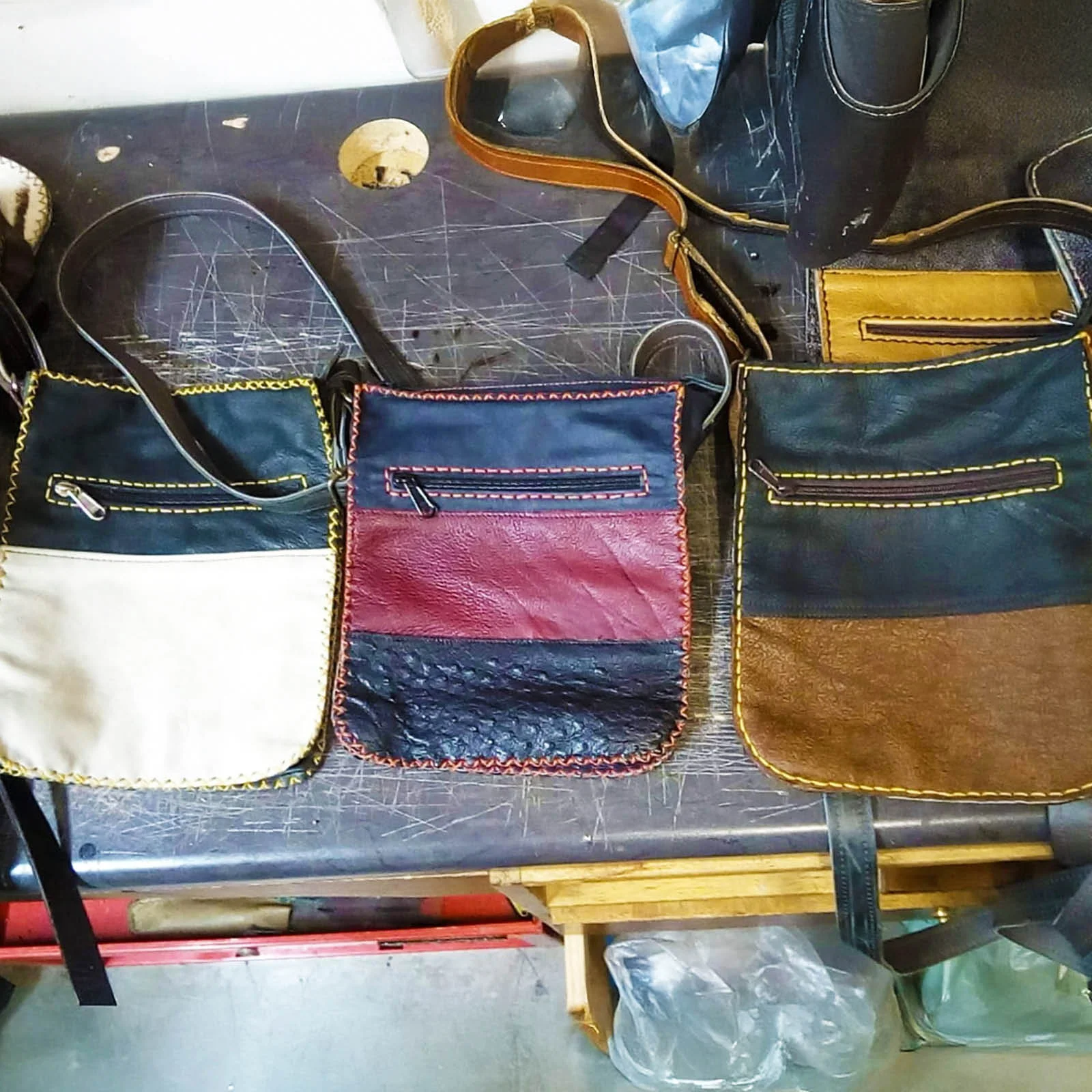 classic 2 and 3 colour block leather sling bag variation group1 classic 2 and 3 colour block leather sling bag variation group1