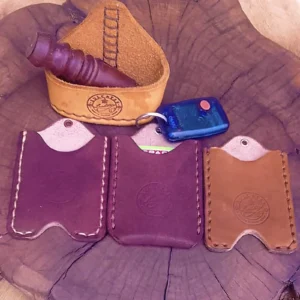 leather card sleeve variation